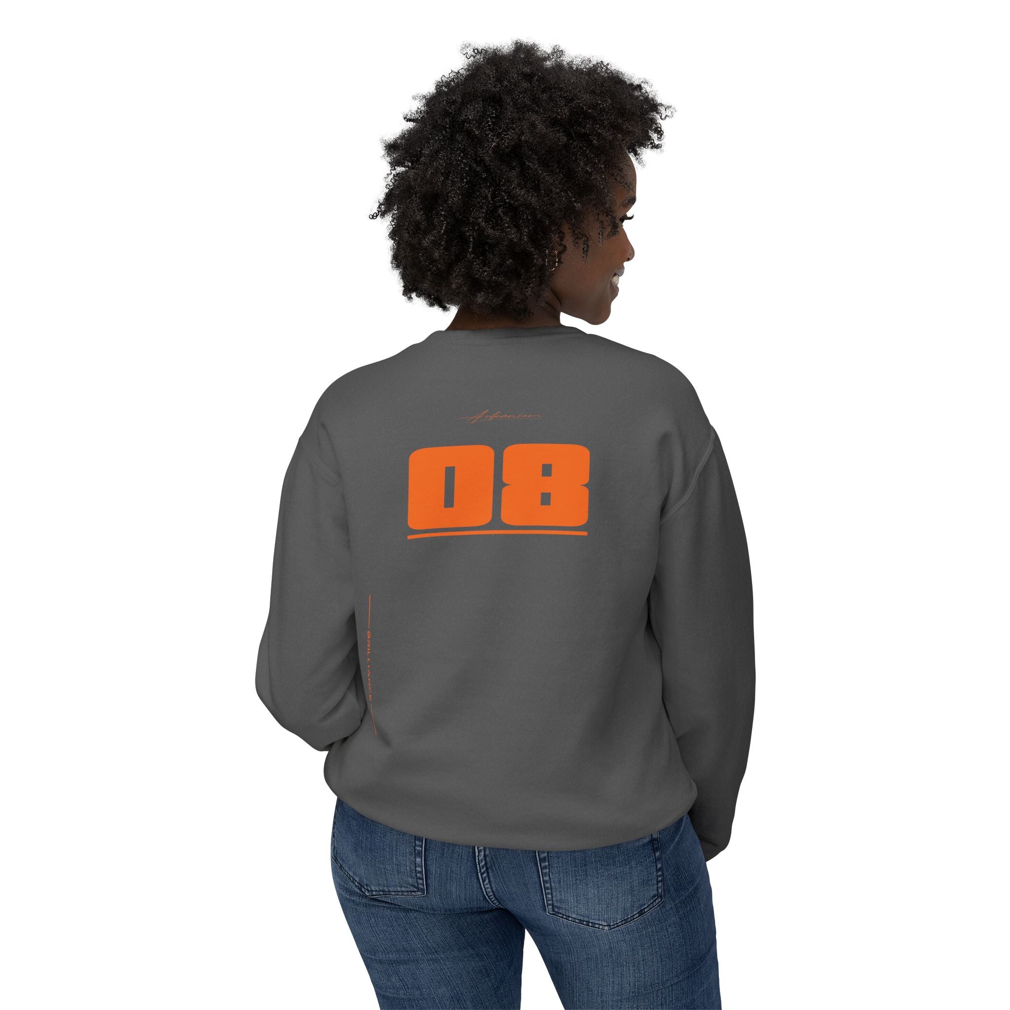 Brilliance Orange Crewneck Sweatshirt